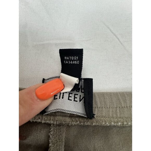 Eileen Fisher Gray Taupe Cropped Trouser Pants XS Minimalist Luxe Comfort - Picture 4 of 8